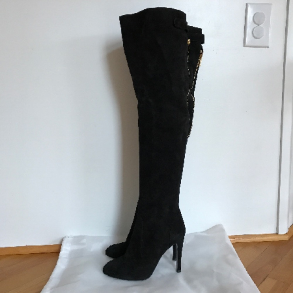 Sergio Rossi Black Heeled Boots